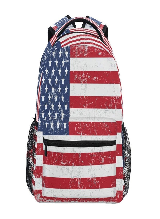 Blueangle Vintage American Flag Backpack for Boys Girls Teens, College Backpack School Bag Lightweight Bookbag Travel Laptop Casual Daypack - Image 1