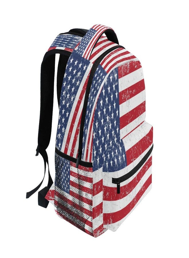 Blueangle Vintage American Flag Backpack for Boys Girls Teens, College Backpack School Bag Lightweight Bookbag Travel Laptop Casual Daypack - Image 2
