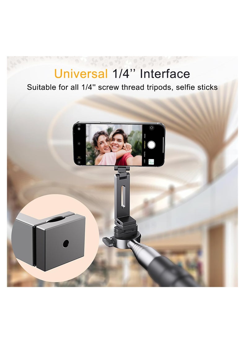 SYOSI Ultralight Aluminum Magnetic Cell Phone Holder, For Airplane/Suitcase/Desk/Car/Tripod, Compatible with Magsafe iPhone 12/13/14/15, Handsfree Plane Seat Back Phone Mount, Travel Must Have - Image 5