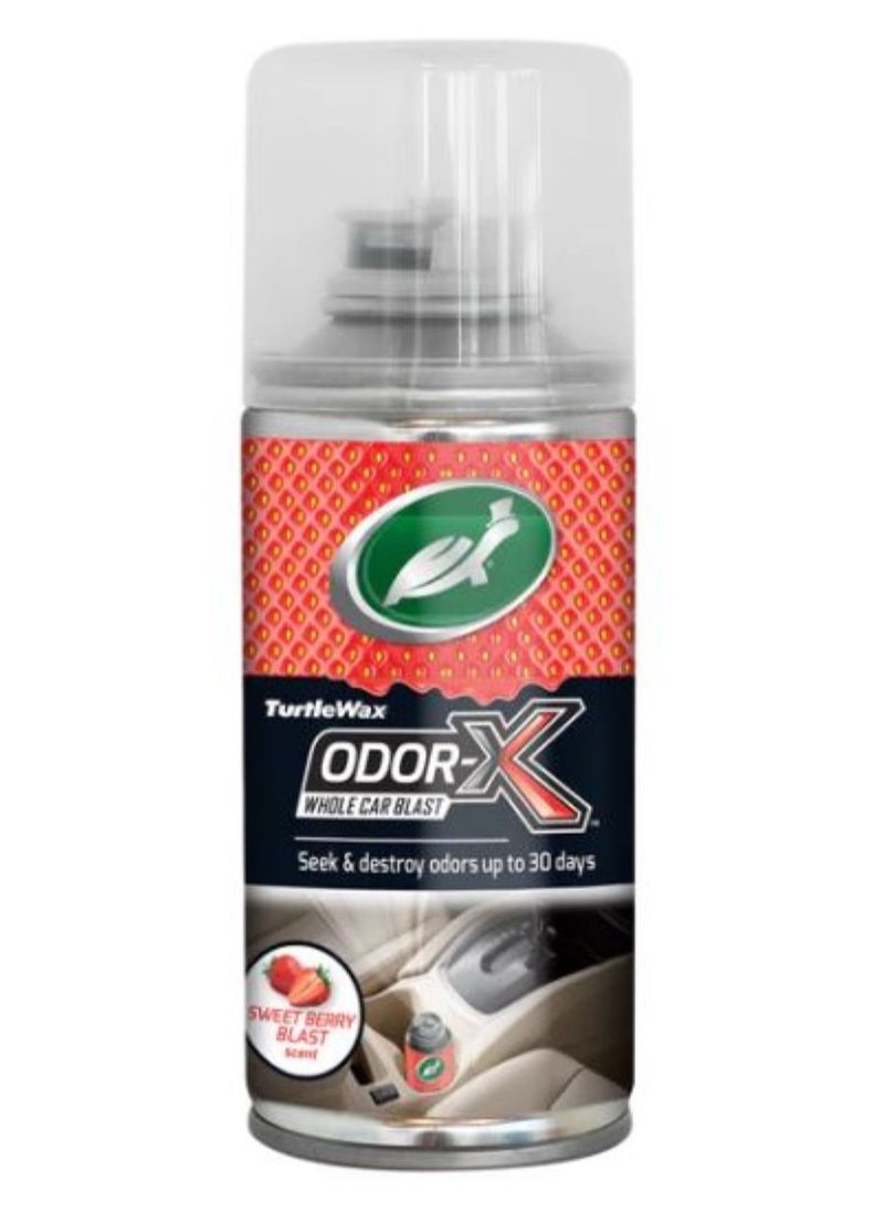 TurtleWax - Power Out Odor X Whole Car Strawberry Scent 100ml - Image 1