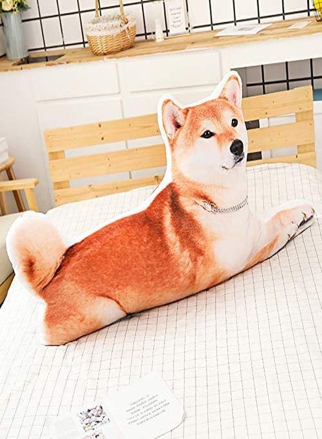 Mozacona 3D Shiba Inu Dog Shape Throw Pillow Animal Pillow Cushion - Image 2