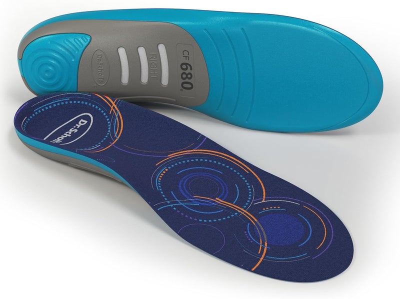 Dr. Scholl's Custom FiT Comfort Insoles, Standard Arch Support Shoe Inserts for Women Size 12.5-13 | Men 11.5-12, Full Length Insoles Men Women, All Day Comfort and Plantar Fasciitis Relief CF680