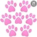 Mudder Mudder 20 Pieces Non-slip Bathtub Stickers Adhesive Paw Print Bath Treads Non Slip Traction to Tubs Bathtub Stickers - Image 2