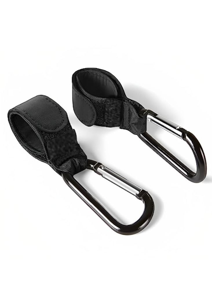 MIXDE Baby Stroller Hooks for Hanging Diaper Bags – Mommy Bag and Convenient Stroller Accessories Organizer Hook Clips - Strollers Pushchair Buggy – Pack of 4  - Image 2
