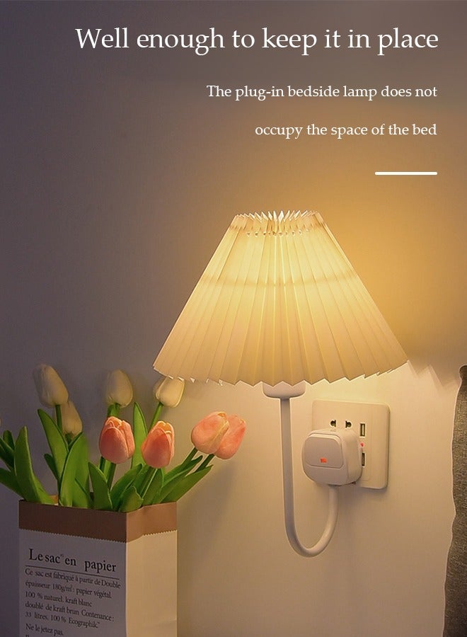DUNISO LED Wall Lamp,LED Wall Sconce Wall Mounted Lamp with three-pin plug,1 Sensing Modes,Dimmable 1 Color Temperature,for Wall Stair Kids Room Hallway Bedroom Cabinet Closet Single warm color - Image 5
