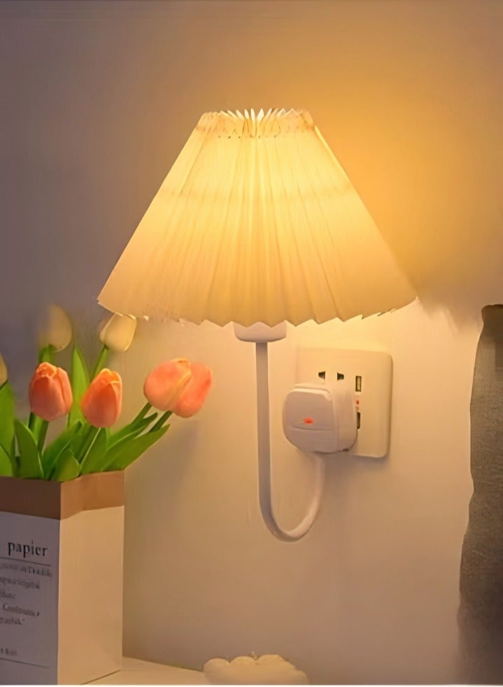 DUNISO LED Wall Lamp,LED Wall Sconce Wall Mounted Lamp with three-pin plug,1 Sensing Modes,Dimmable 1 Color Temperature,for Wall Stair Kids Room Hallway Bedroom Cabinet Closet Single warm color - Image 1