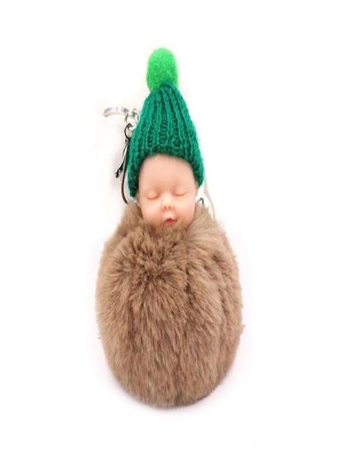 NIBEMINENT Cute Sleeping Baby Doll Key Chain