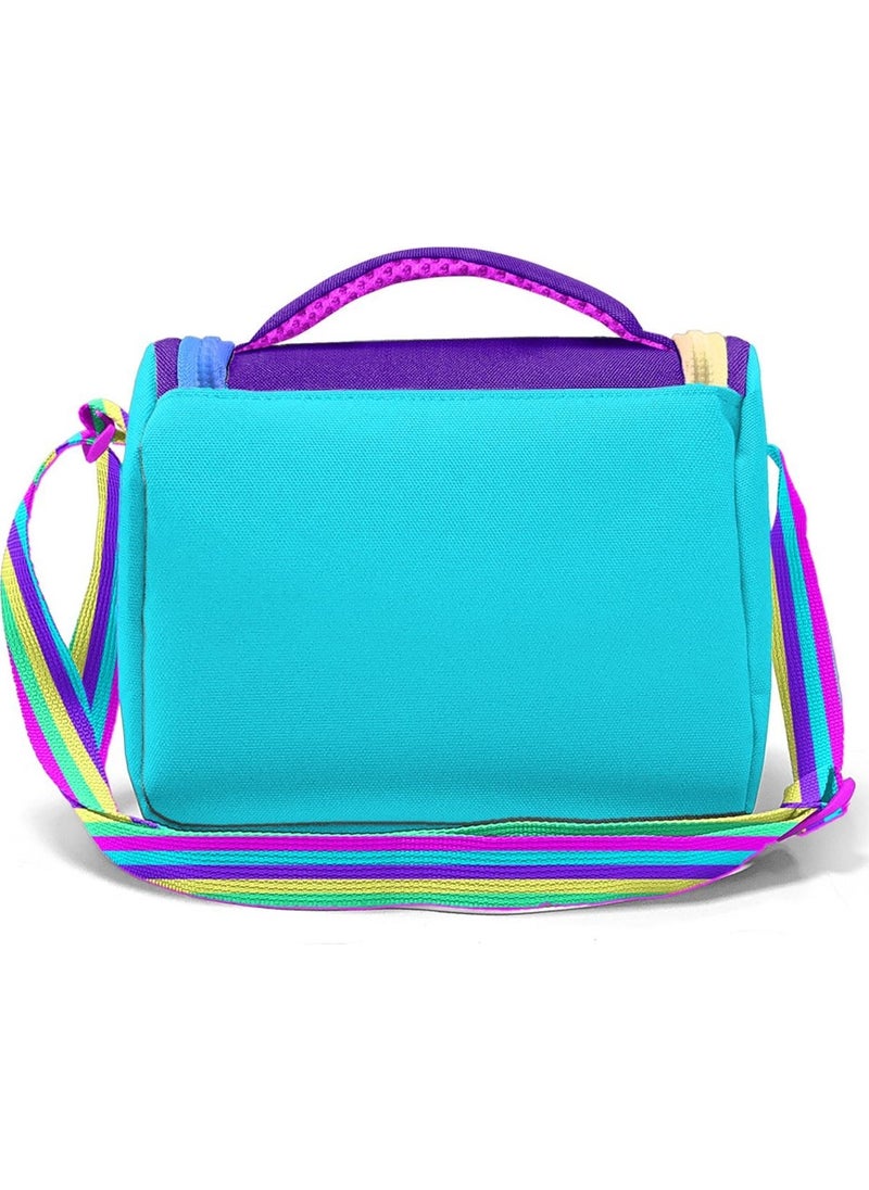 CORAL HIGH Kids Purple Rainbow Zippered Thermo Lunchbox 11872  - Image 4