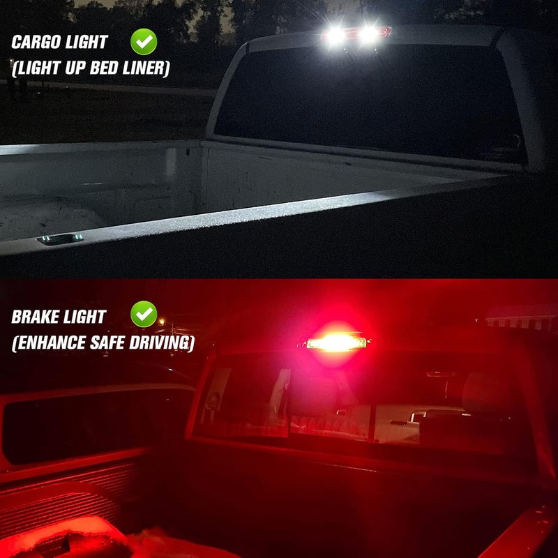 Gubebaili LED Third Brake Light for 2004-2012 Chevy Colorado GMC Canyon with Gasket (Red) - Image 3