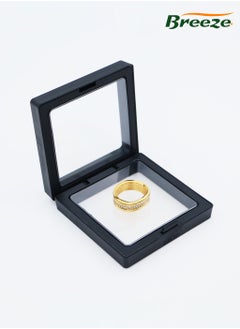Breeze Gold-plated ring Simple lines wavy diamond ring  - Image 5