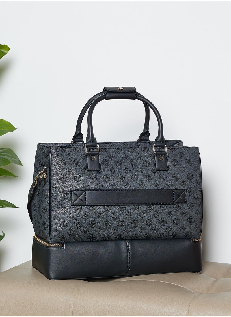 GUESS - حقيبة تسوق بزاوية سحاب ويلدر - Image 1