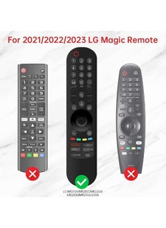 Sikai SIKAI Silicone Case Cover for LG AN-MR21GA / AN-MR21GC Magic Remote, Shockproof Protective Cover for LG Smart TV Remote 2021, Standing Design, Skin-Friendly, Washable, Anti-Lost with Loop (Glow Red)  - Image 4