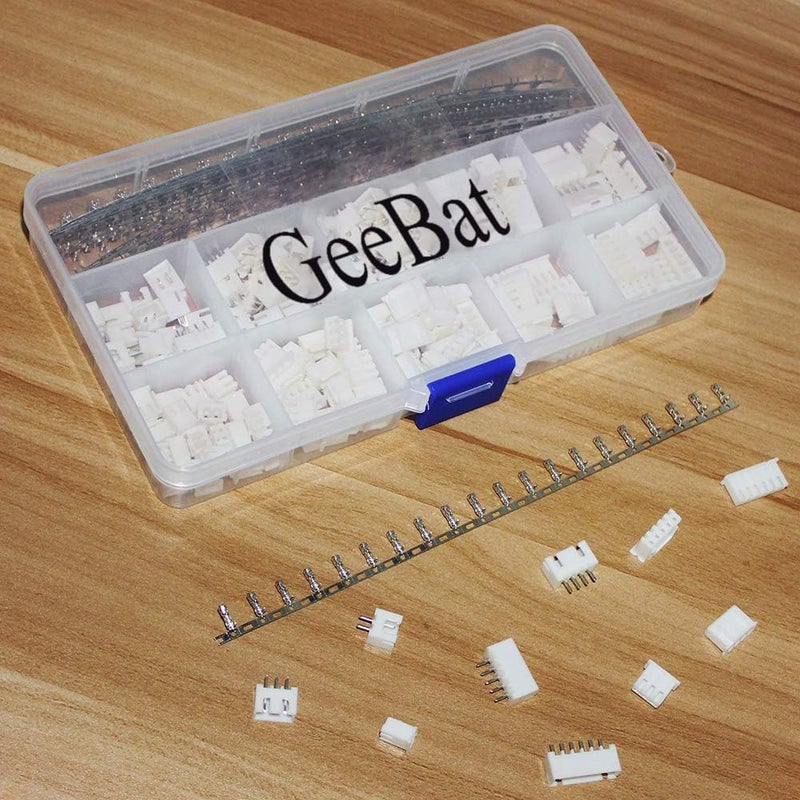 GeeBat 460pcs 2.54mm JST-XH Connector Kit with 2.54mm Female Pin Header and 2/3 / 4/5 / 6 Pin Housing Connector Adapter Plug (JST Connector Kit) - Image 5