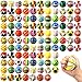 Yunsailing 108 Pcs Mini Stress Balls Bulk 24 Sensory Fidget Ball Treasure Box Prizes Soft Assorted Stress Relief Toys for Hand Wrist Finger Exercise Adult Teen Party Favor Classroom - Image 2