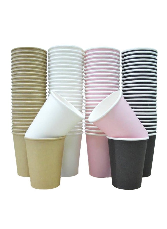 SNH Packing - Paper Cups 8oz Single Wall Brown Disposable Coffee Cups for Hot And Cold Drinks 150 Pieces. - Image 1