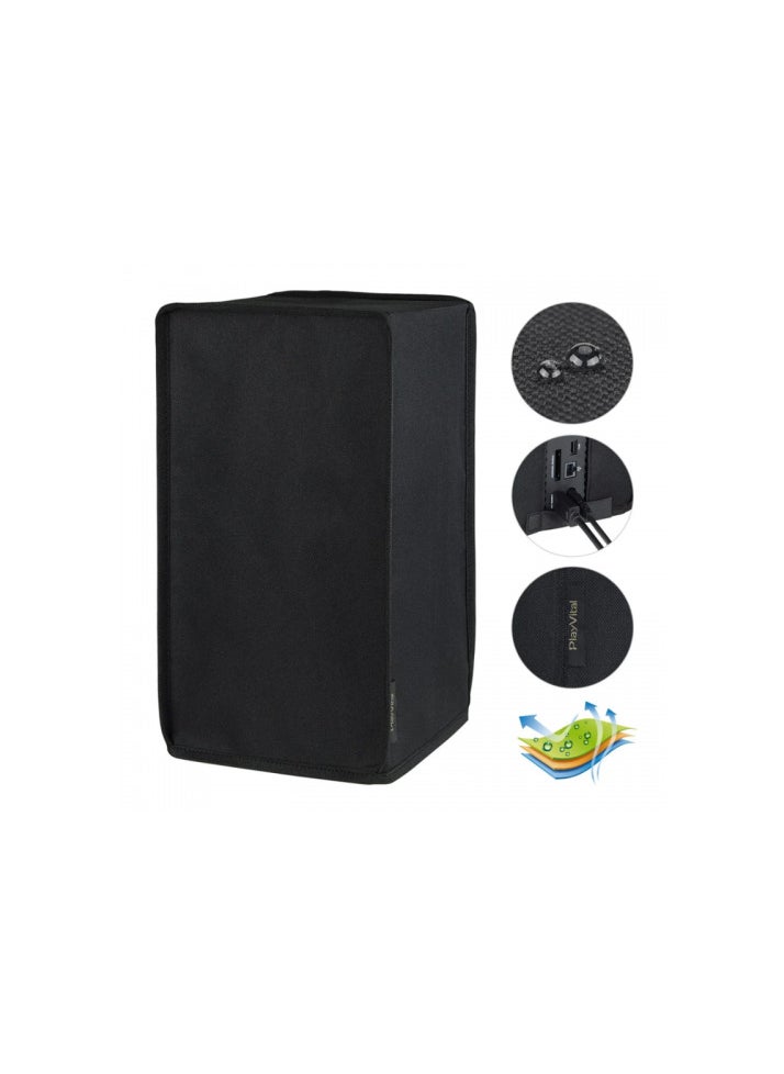 playvital PlayVital Black Nylon Dust Cover for Xbox Series X Console, Soft Neat Lining Dust Guard, Anti Scratch Waterproof Cover Sleeve for Xbox Series X Console - X3PJ003  - Image 1