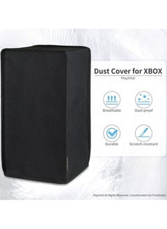 PlayVital Black Nylon Dust Cover for Xbox Series X Console, Soft Neat Lining Dust Guard, Anti Scratch Waterproof Cover Sleeve for Xbox Series X Console - X3PJ003  - Image 3