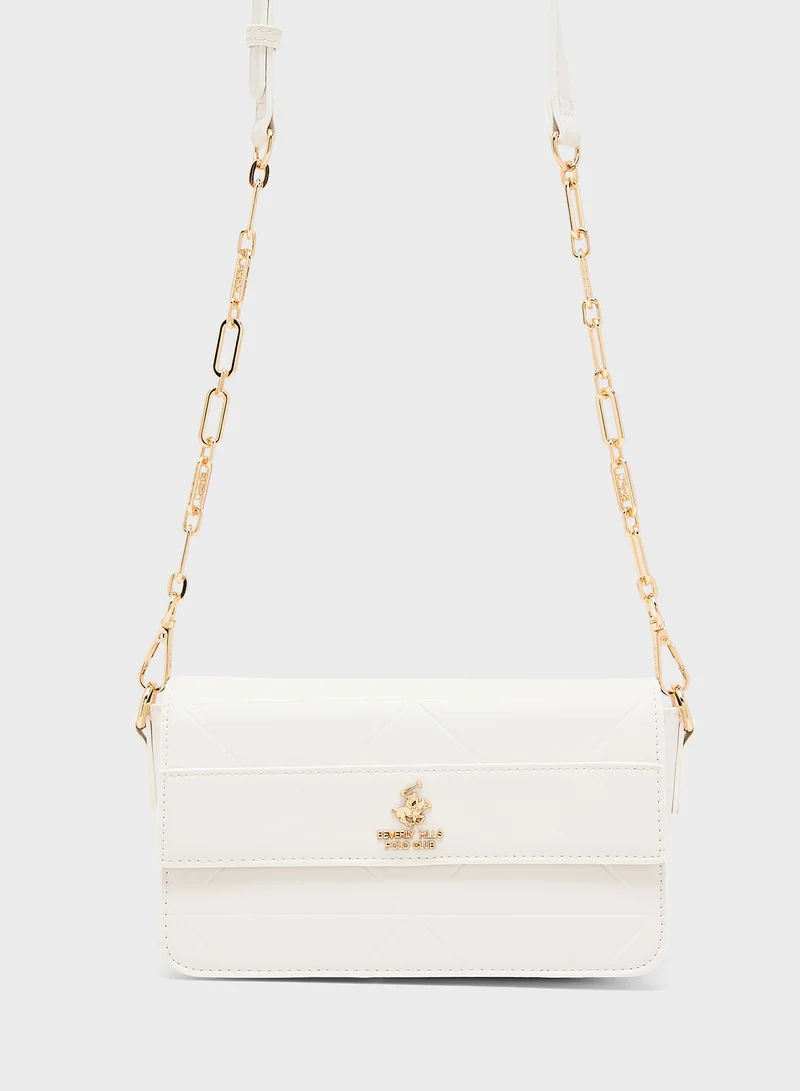 BEVERLY HILLS POLO CLUB Logo Detail Crossbody Bag