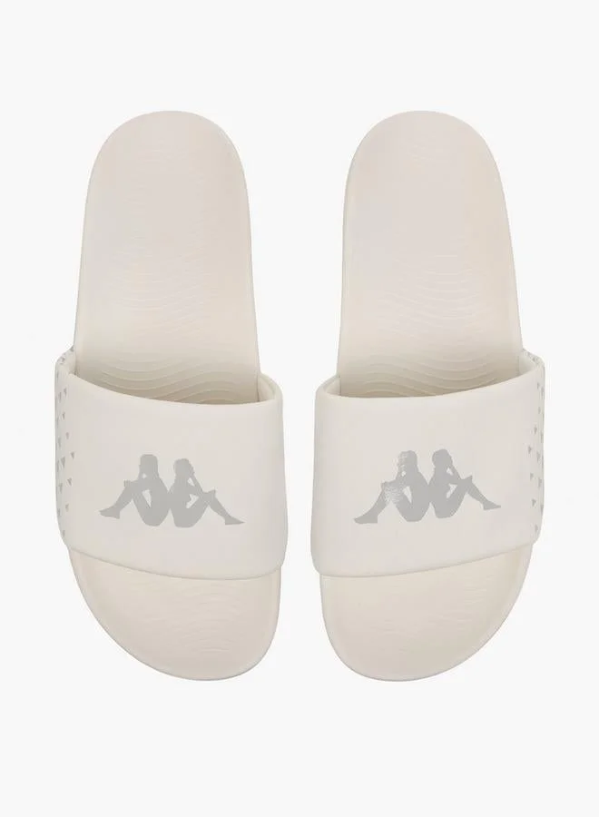Kappa Men Men Logo Print Slides