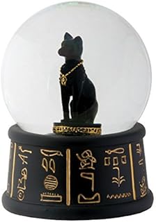 YTC YTC 3.5 Inch Cold Cast Resin Egyptian Bastet Water Snow Globe Figurine  - Image 1