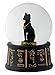 YTC YTC 3.5 Inch Cold Cast Resin Egyptian Bastet Water Snow Globe Figurine  - Image 2
