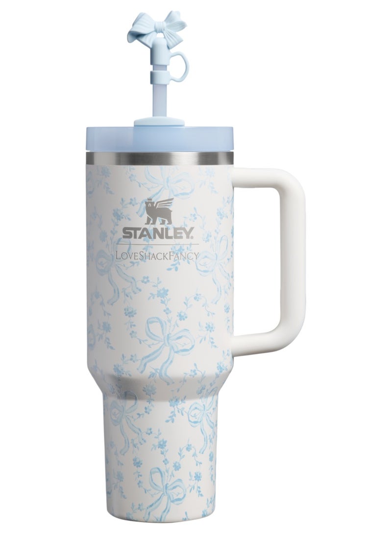 Stanley 1913 x LoveShackFancy Holiday Quencher® H2.0 FlowState™ Tumbler | 40 OZ - Image 1