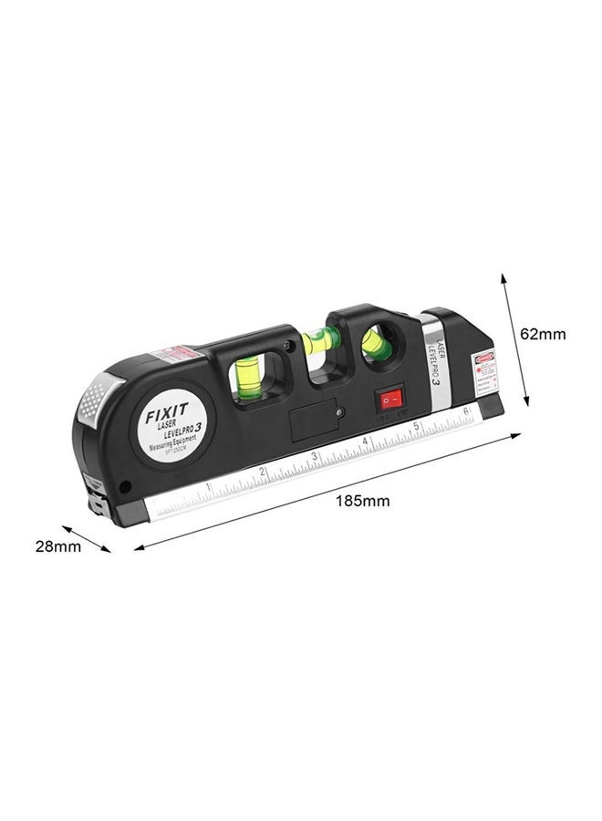 NIBEMINENT Laser Level Pro 3 Measuring Equipment Black/Silver 185x28x62mm  - Image 2