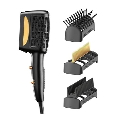 CONAIR INFINITIPRO BY CONAIR 3-in-1 Styling Hair Dryer, 1875W Hair Dryer and 3 Attachments - Image 1