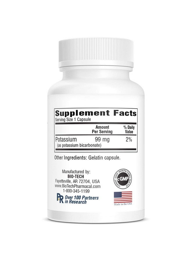 Bio-Tech Pharmacal Potassium Dietary Supplement (K-Bicarb, 100 Count) - Image 4