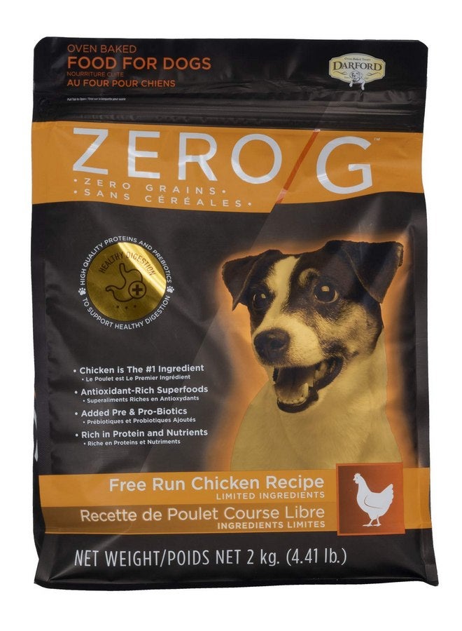 دارفورد طعام الكلاب المخبوز في الفرن من دارفورد زيرو/جي فري ران - 4.4 رطل - Image 2