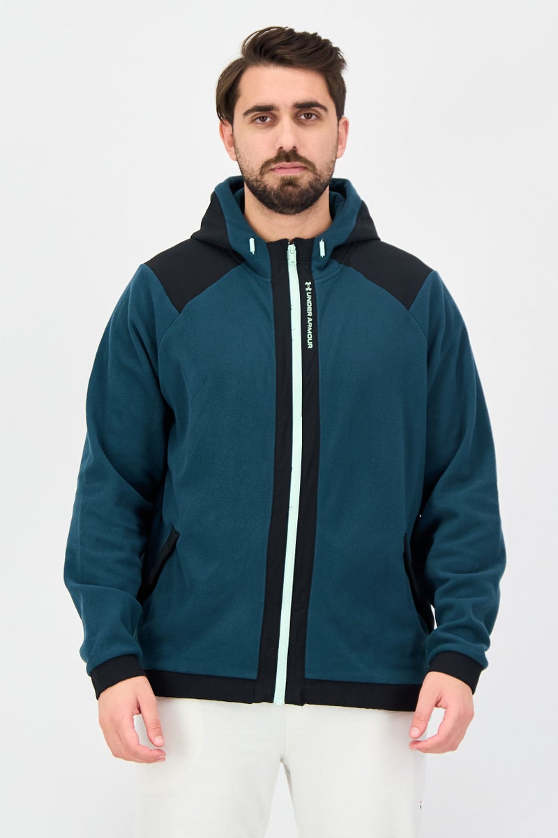 UNDER ARMOUR Men Loose Fit Long Sleeve Outdoor Hoodie, Multicolor - Image 1