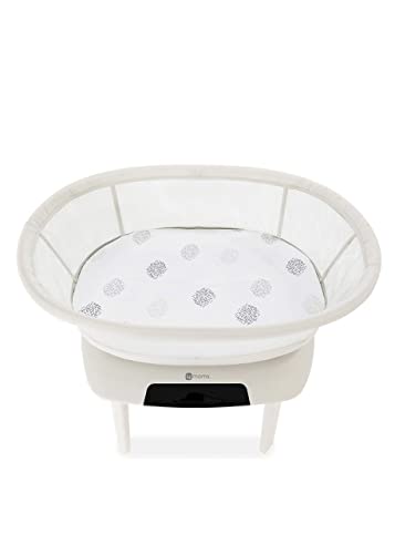 4moms MamaRoo Sleep Bassinet Sheets, Machine Washable and 100% Cotton, White - Image 2