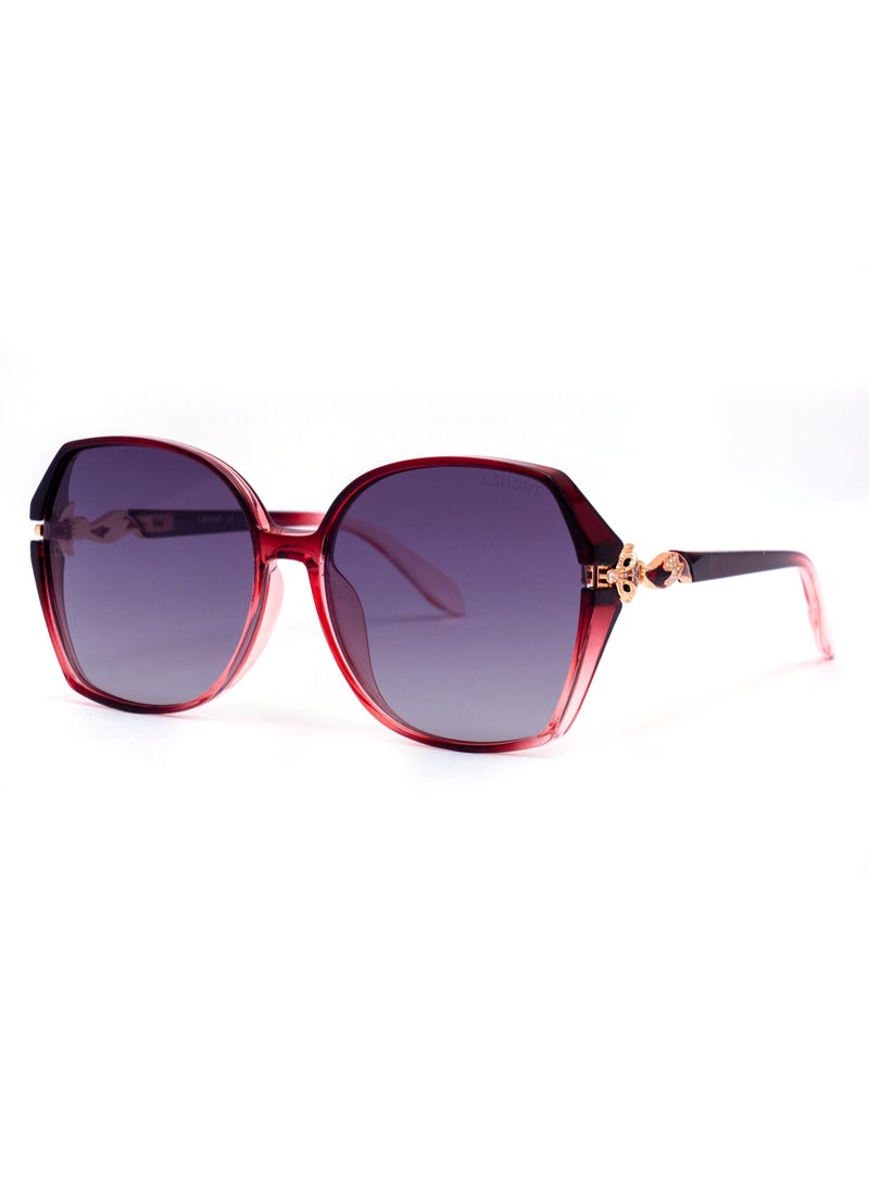 LAOONT Women's Sunglass Polarized Lens Hexagon Frame-Stylish design - Image 1