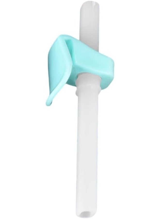 Silicone Baby Feeding Straws – Soft Tip Design for Safe Drinking, Reusable BPA-Free Straws for Infants and Toddlers, Easy to Clean, Pastel Colors (2 Pack, Green) - Image 5