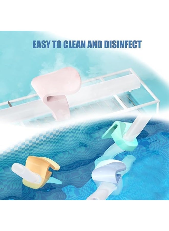 Silicone Baby Feeding Straws – Soft Tip Design for Safe Drinking, Reusable BPA-Free Straws for Infants and Toddlers, Easy to Clean, Pastel Colors (2 Pack, Green) - Image 4