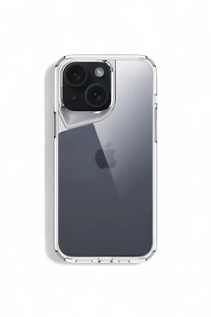 جيرفور جراب موبايل ايفون 13 (iPhone 13) مضاد للصدمات, غطاء حماية مضاد للخدش, مصنوع من البولي يورثين الحراري عالي الجودة - شفاف - Image 1