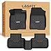 LASFIT Floor Mats for Honda Civic 20222025 2026 Sedan Hatchback Si Include Sport withwo USB Port for Acura Integra 20232026 All Weather Car Floor Liners 1st 2nd Row Black - Image 2