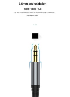 DUDAO Lightning to 3.5mm Audio Adapter, A Must for Live streaming, Excellent Sound Quality Restoration, Super Compatible And Durable Design, 1 Meter  - Image 2