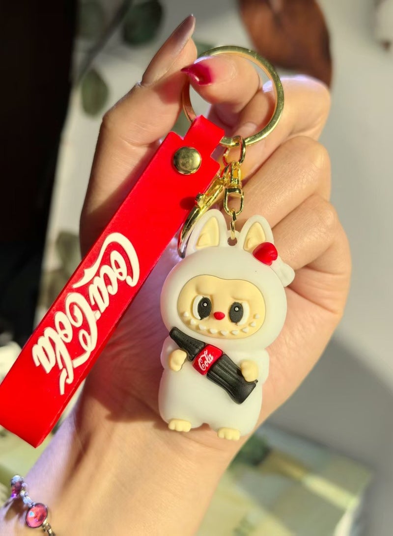 Coca-Cola Key chains, cartoon bucktoothed dolls, schoolbags, pendants, car key chains, small gifts - Image 1