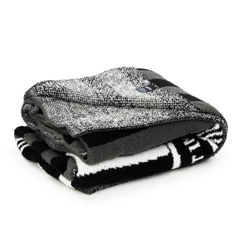 Jay Franco Plush Throw Blanket - Soft & Fuzzy 50x60 Inch Throw for Couch or Bed - Cozy Home D?cor for Living Room & Bedroom  Black - Wednesday - Image 2