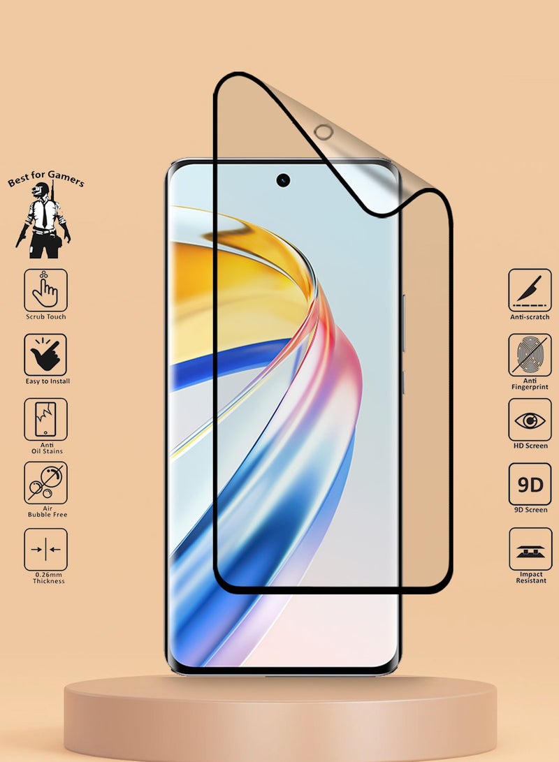 Techie عبوتان من واقي الشاشة الخزفي غير اللامع 9D لهاتف Honor X9b - ملمس ناعم ومضاد لبصمات الأصابع وخالي من الفقاعات - Image 2