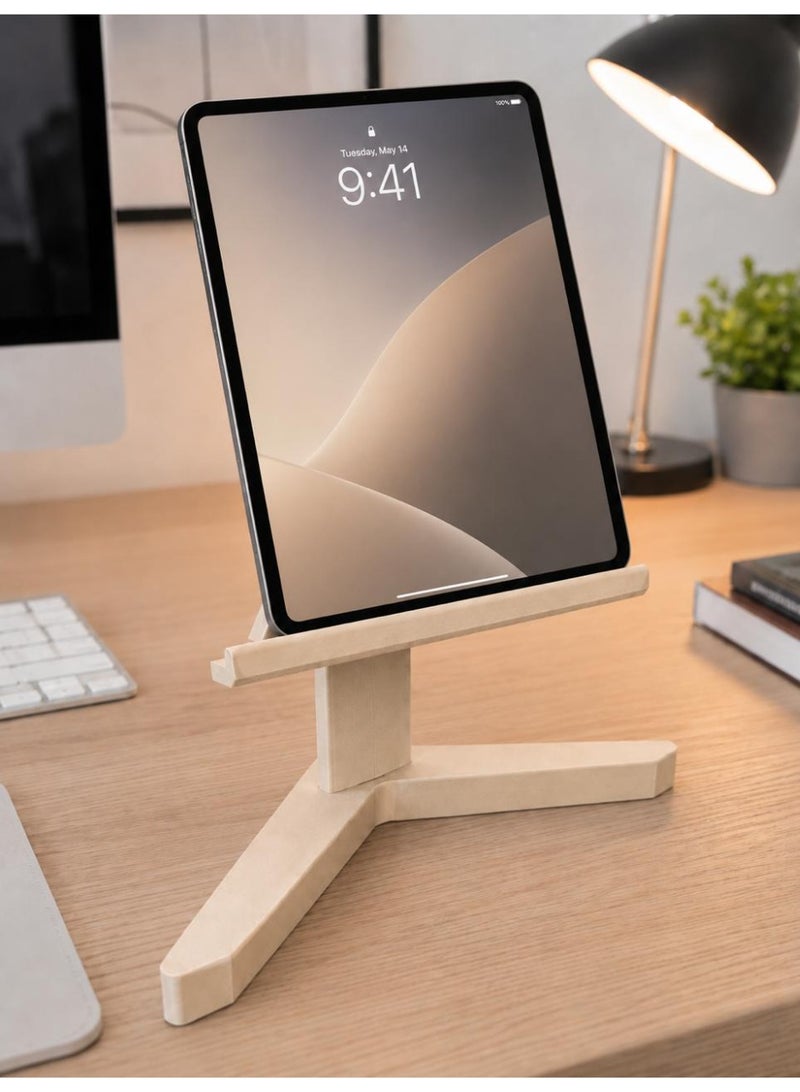 حامل تابلت عصري بتصميم بسيط للمكتب - بيج رملي - Image 5