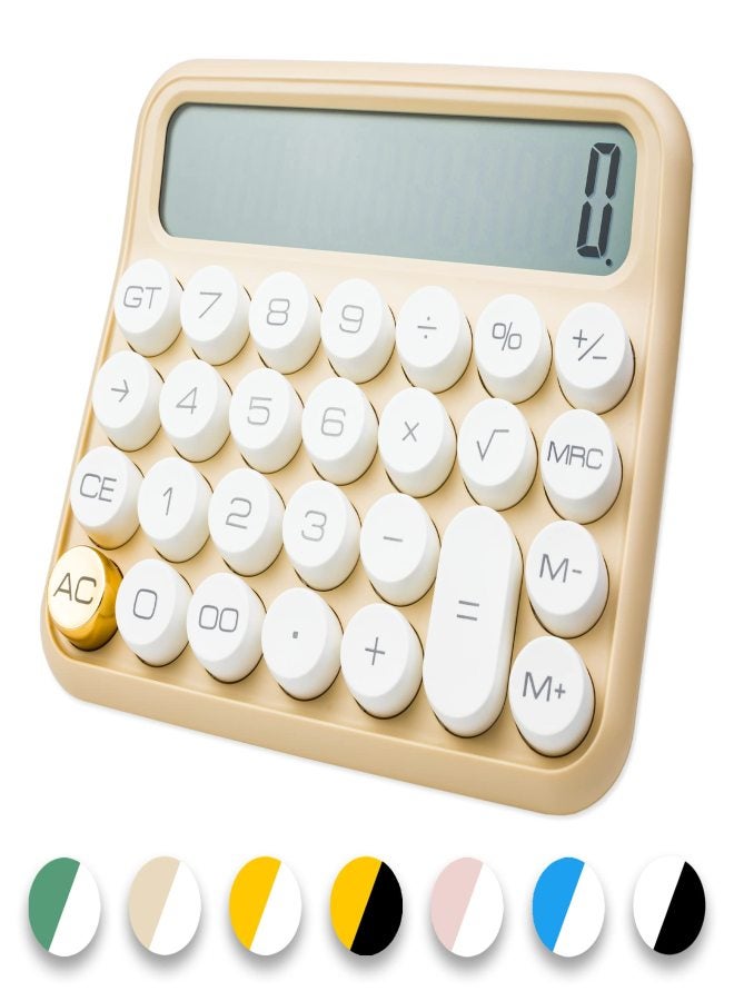 آلة حاسبة قياسية 12 رقمًا، شاشة كبيرة لسطح المكتب وأزرار كبيرة، آلة حاسبة بشاشة LCD كبيرة للاستخدام في المكتب والمدرسة والمنزل والعمل، وضع السكون التلقائي - Image 1