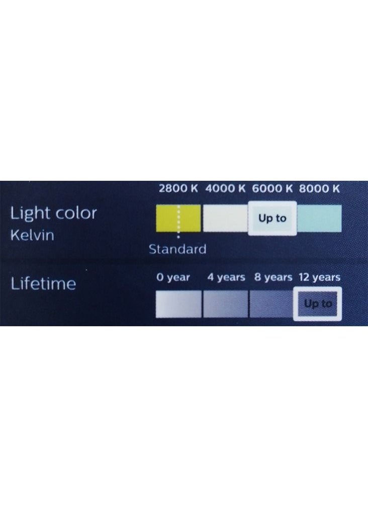 Philips - 127996000KX2 X-tremeVision LED W5W T10 6000K CeraLight, Set of 2 - Image 1