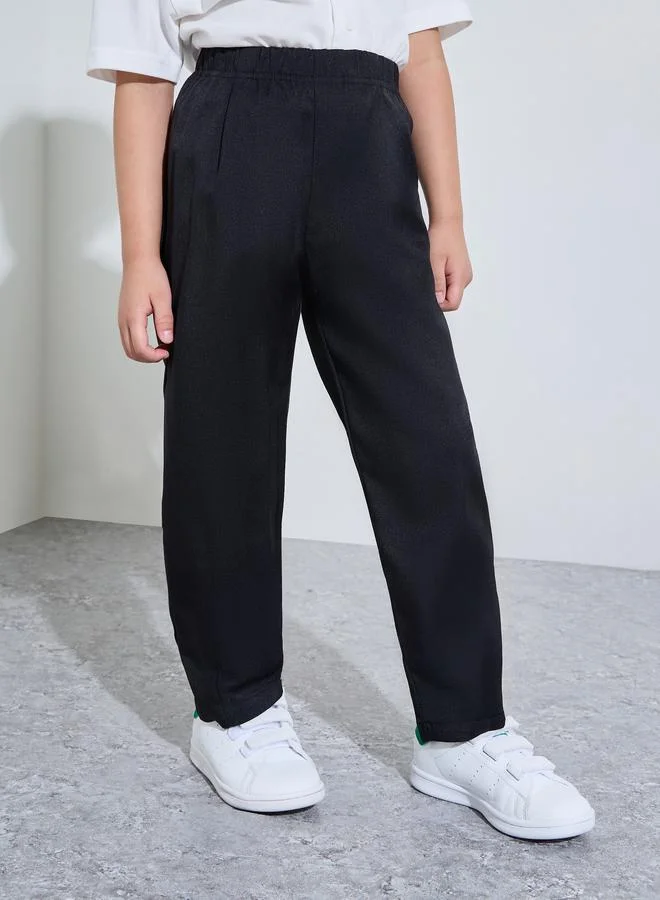 ستايلي Boys Linen Blend Solid Pants