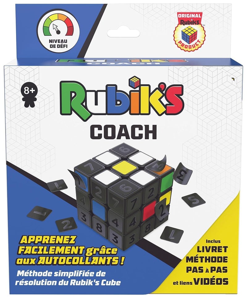 RUBIK'S Cube Coach 3X3 - Magic Cube - Educational Puzzle Game for Adults and Children - Colour Matching - Problem Solving - Children's Toy 8 Years and Above - Image 1