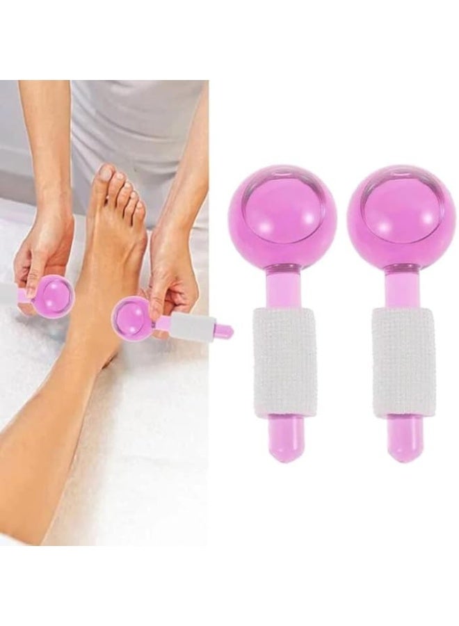 مدلك الوجه بكرة دوارة من الكريستال التجميلي، أداة للعناية بالبشرة - Image 3