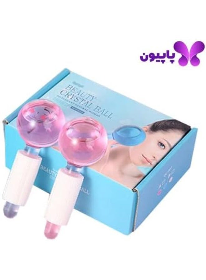 مدلك الوجه بكرة دوارة من الكريستال التجميلي، أداة للعناية بالبشرة - Image 5