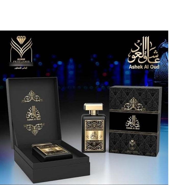 ALMAS PERFUMES Ashek Al Oud Perfume by Almas Perfumes 100ml - Image 2