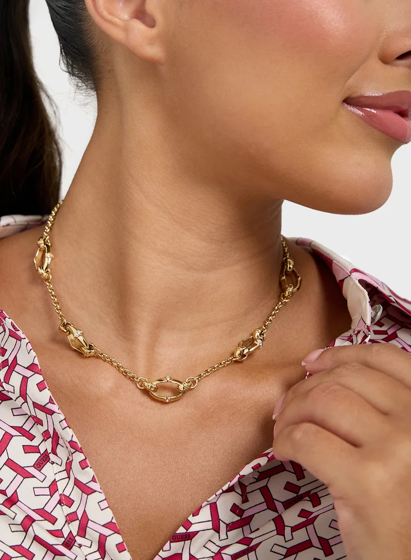GUESS Bamboo Short Necklace